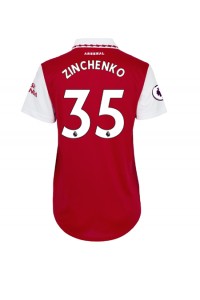 Arsenal Oleksandr Zinchenko #35 Voetbaltruitje Thuis tenue Dames 2022-23 Korte Mouw